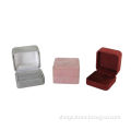 AEP 2013 new style colorful flocking ring jewelry box